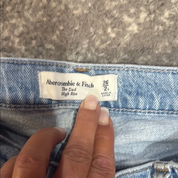 Abercrombie & Fitch Blue Straight Leg Jeans - Picture 2 of 3